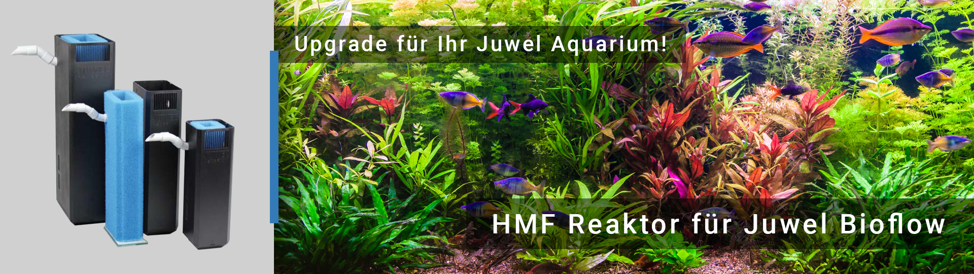 HMF Filter mit Strömungspumpe - JuniorLine - Für Aquarien von 50